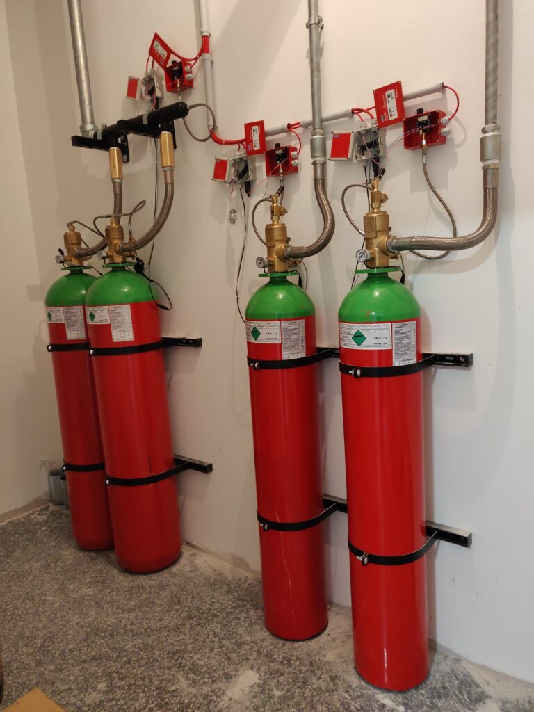 Installazione spegnimento gas data center Padova